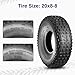 MaxAuto AT20x7-8 Sport ATV Tires 20x7x8 Quad Tires, 4 PR Tubeless All Terrain UTV Tire, 2 Pack