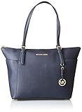Reißverschluss Michael Kors Damen Jet Set Item Tote, Blau (Admiral), 11.4x25.4x38.1 centimeters