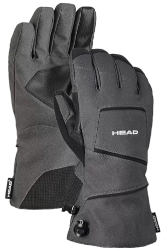 HEAD Mens Womens Unisex Touchscreen Compatible Ski Gloves -