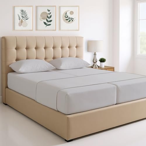 THREAD SPREAD 100% Egyptian Cotton Split King Sheets Sets for...