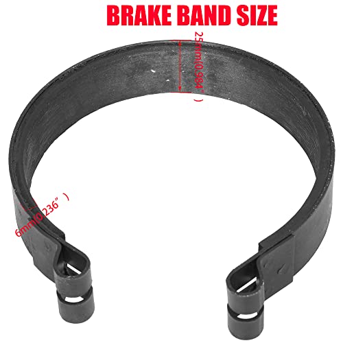 Image of GREHUA 4 inch Rear Drum Brake Band & Cable Kit for Manco Bandit Critter 1492 4316 297 Rotary 484 Azusa 2251-B Yerf-Dog Predator 212cc 420cc 196cc Go Kart Yard Cart Dune Buggies Mini Bike ATV Parts