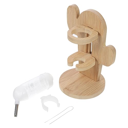 BESPORTBLE Safe Material Vertical Drinking Fountain Chinchilla Water Bottle for Guinea Pig Plastic Water Bottle Holder Suitable for Small Animals Random