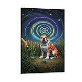 bulldog ingles barcelona Tamaño del arte en casa: 08×12inch(20×30cm)，12×18inch(30×45cm)，16×24inch(40×60cm)，20×30inch(50×75cm)，Dos opciones para cada producto, libre de elegir entre enmarcado y sin enmarcar