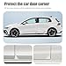 HQRNYP 4PCS Car Door Guard Protector, Car Door Edge Guard, Anti-Collision Vehicle Side Corner Protector, Auto Accessories Self-Adhesive Auto Edge Protection Cover Fit for Most Vehicle (White)