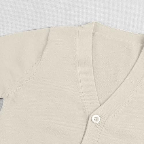 Girls Button Down Cardigan Sweaters Toddler Casual Cute Long Sleeve V Neck Sweaters Baby Solid Color Outerwear Coat3