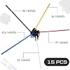 15 Pcs 5 Pin DC 12V SPDT Relay Socket Harness Base Wire Cable Relay Socket for Car Truck Automotive Motor