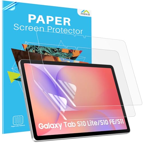 MoKo 2 Stück Like Paper Folie für Samsung Galaxy Tab S10 Lite /S10 FE/S9 FE 10,9
