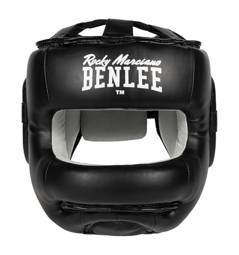BenLee Head Guard Faux Leather Facesaver casque de boxe noir L/XL
