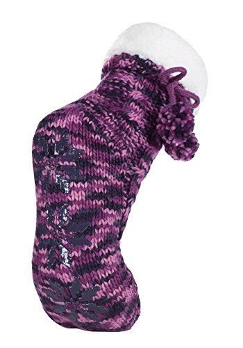 Jennifer Anderton - Damen-Hausschuhe aus ABS-Kunststoff, rutschfest/rutschfest, verhindert Stürzen, Rosa, One size Cover