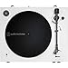 Audio-Technica AT-LP3XBT-WH Fully Automatic Wireless Belt-Drive Turntable - White Bundle with Record Care Solution, Deco Gear Cleaning Kit, Stroboscope and Record Stabilizer