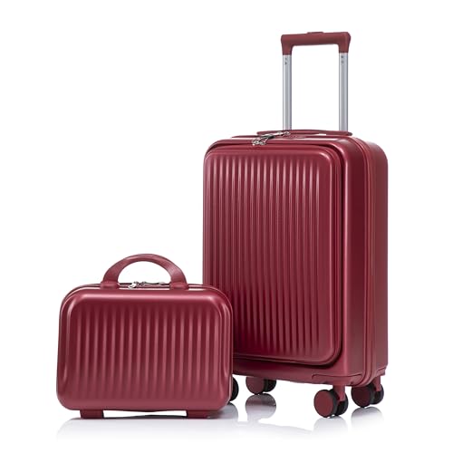 Image of 20 /14 Inch Hardside Luggage, Lightweight Durable Suitcases with Spinner Wheels