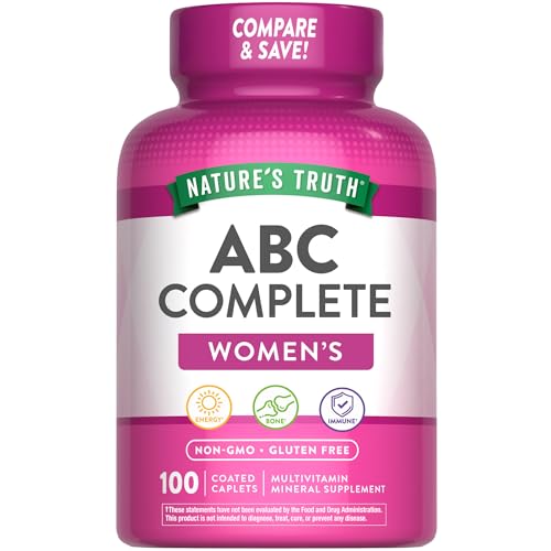Nature's Truth Multivitamin for Women with Iron | 100 Pills | Non-GMO & Gluten Free Supplement | ABC Complete