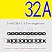 Generic Industrial Transmission Chain, Single Row and Double Row, 06B 08B 10A 12A-1 16A-1 MINGPING (Size : 2in 32A-1 1.5m), EOEGQOCNA-2IN32A-11.5M