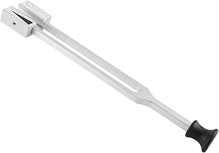 Sahkgye Aluminum Tuning Fork Hammer Ball Diagnostic C64-C128 Internal Nervous System Testing Tuning Fork Health Care