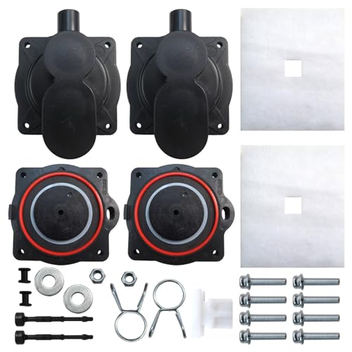 Updated for HP60/80 Air Pump Rebuild Complete Kit for Hiblow HP 80 HP 60 Aerators HP-80-0110, with White Switch