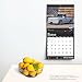 American Muscle Trucks OFFICIAL | 2025 12 x 24 Inch Monthly Square Wall Calendar | Foil Stamped Cover | Plastic-Free | BrownTrout | USA Motor Ford Chevrolet Dodge GMC