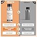 Nicpro Liquid Silver Leaf Paint Kit (2 × 1oz/30ml), Metallic Silver Acrylic Paint & Varnish for High Gloss Finish, Non Toxic Non Fading Shiny Chrome Paint for Crafts, Metal, Wood, DIY Decor Resin Art