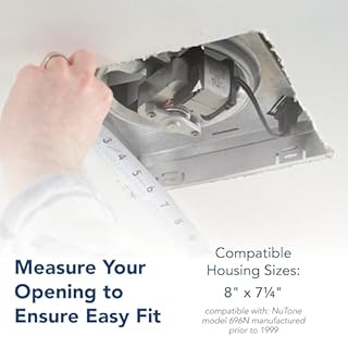 Broan-NuTone Genuine Replacement Motor/Wheel for 50 CFM Bathroom Fans, Fits Select Models