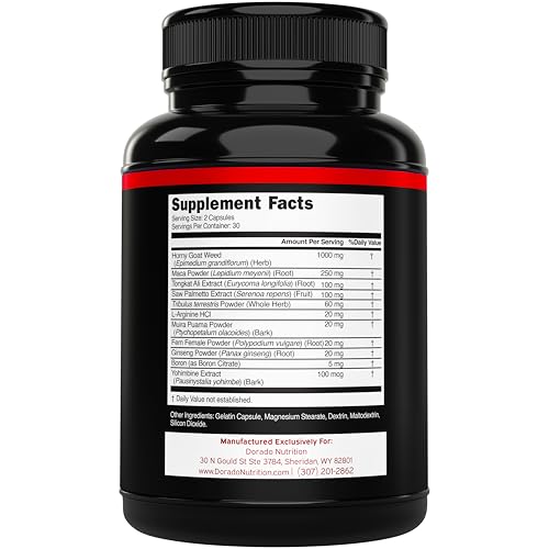 Dorado Nutrition Horny Goat Weed 10-in-1