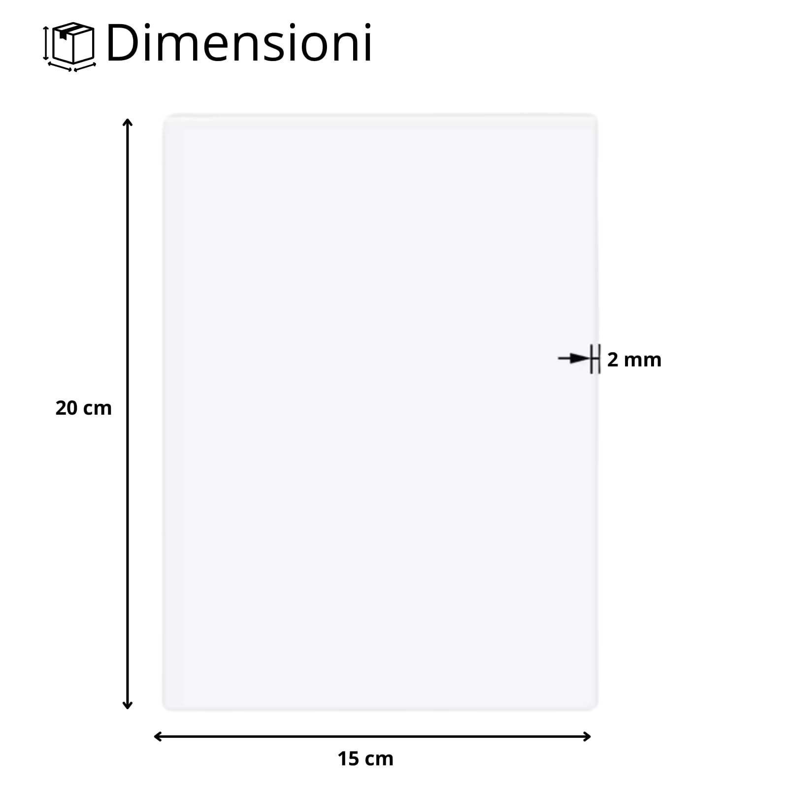 Debora Carlucci - Set 10 pz Fogli di Acrilico Lastre Plexiglass Trasparente Formato 15x20 cm Pannello Acrilico Spessore 2 mm per Cornici,Lavori Fai da te,Stampe,Decorazioni,Foto