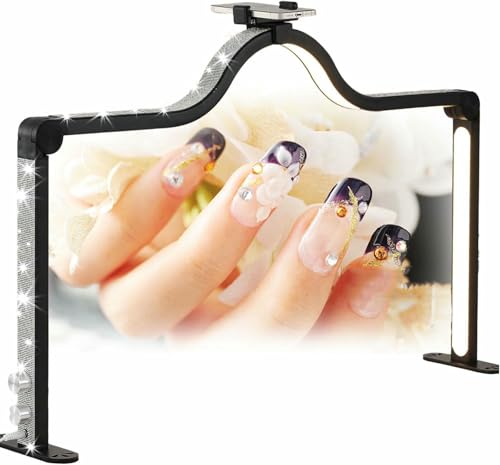 Lampe demi-lune manucure LED réglable et variable pour esthétique - 2