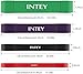 INTEY Bandas de Resistencia, 4pcs Bandas Elasticas de Fitness, de Látex Natural,...