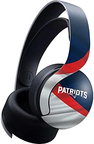 Skinit Decal Gaming Skin Compatible with Pulse 3D Wireless Headset for PS5 - Officially Licensed NFL New England Patriots Design