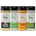 Amish Country Popcorn - 4 Pack (4 Flavors Seasoning) White Cheddar, Cheddar Cheese, Sour Cream & Onion, and Ranch with Recipe Guide