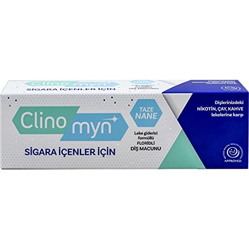 Clinomyn Original Toothpaste For Smokers, Removes and Prevent Nicotin Stain, 75 ml