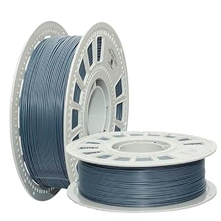 高速PLAフィラメント 1.75 mm,3Dプリンターフィラメント 300 mm/秒,高速PLAフィラメント,寸法精度 +/- 0.03 mm，正味重量 1kg，ほとんどのFDMプリンターに適合 (グレーブルー)