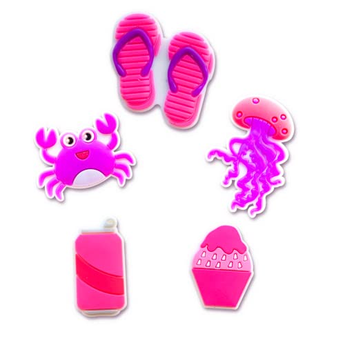 25 40Pcs Summer Shoe Decoration Charms,Beach Croc Charms For Kids Boys Girls Teens Adult Men Women Party Gifts (25) #TOP4