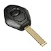 KATUR 3 Buttons Remote Key with Chip ID44 315MHz for Z4 X3 X5 E46 Series 3 5 6 7 Z3 Keyless Entry Fob Case Car Alarm