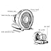 ADafeg Regenerative Blower Aluminum Alloy 110V 50Hz Single Phase Vortex Ring Blower Industrial Vacuum Pump for Air Blowing Or Suction, Low Noise 0.33HP 0.47HP 0.5HP