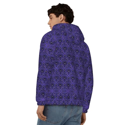 Haunted Mansion Men Spring Hoodies Casual Hoodies With Zip Pockets Full Zip Sweatshirt Sports Hooded Jacket4