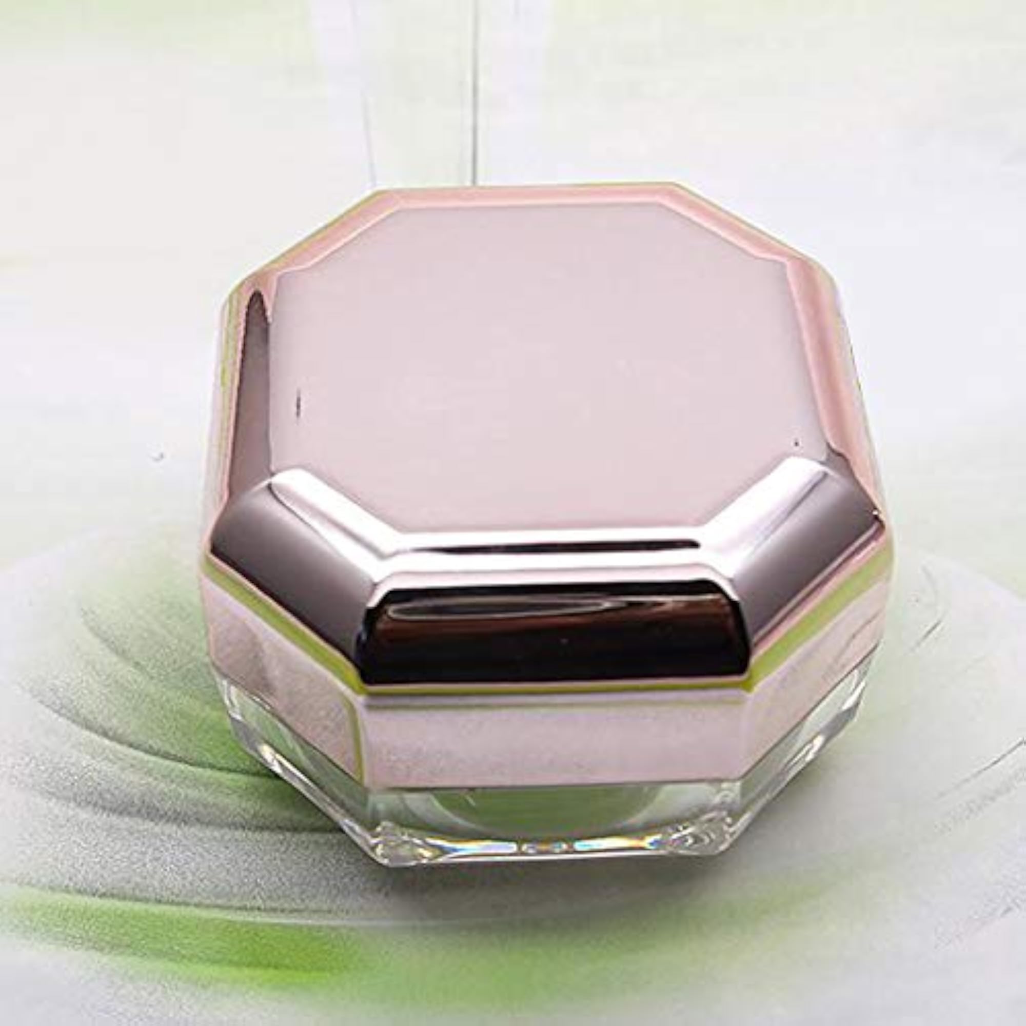 Reusable Loose Powder Container with Puff and Net Sifter