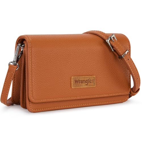 Image of Wrangler Small Crossbody Wallet Purses RFID Trendy Purses for Women with Adjustable Straps