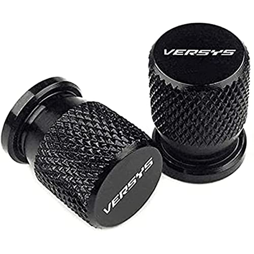 DXJYF 2Pcs Moto CNC Aluminum Roue Capuchons Valve, pour Versys 650 1000 X300 VERSYS Capuchon Anti-Poussière Hermétique Tyre Rim Valve Caps, Motorbike Accessories Cover