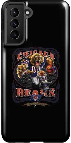 Skinit Pro Phone Case Compatible with Galaxy S21 Plus 5G - Officially Licensed NFL Chicago Bears - Alternate Distressed Design