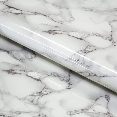 Craftopia Self Adhesive Vinyl Marble Countertop Peel and Stick Waterproof | Drawer Liner Roll ‎89