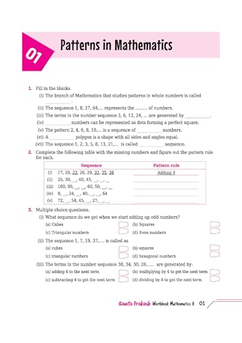 Image of Based On NCERT Textbook Mathematics Workbook Ganita Prakash Class 6