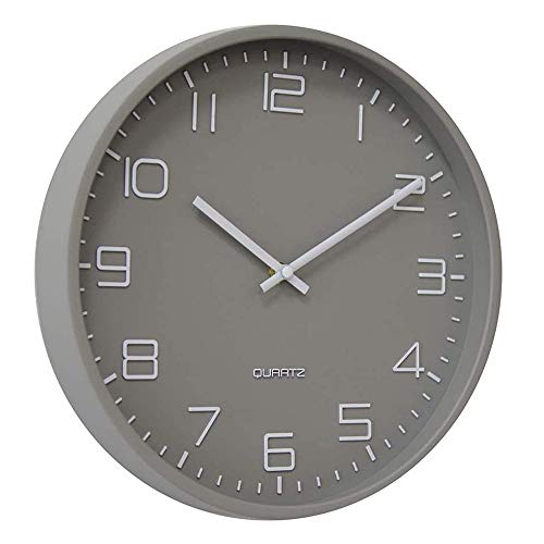 Image of HZDHCLH Wall Clocks for Living Room Bedroom Office Classroom Decor Small Silent Non Ticking Kitchen Wall Clock Battery Operated