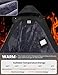 WULFUL Men's Waterproof Ski Jacket Warm Winter Coats Windproof Winter Jackets for Men Fleece Lined Windbreaker with Hood