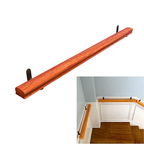 Barandilla De Escalera De Pared De Madera Maciza Europea, Barandilla De Madera Antideslizante para Niños/Ancianos, Barandilla De Escalera De Madera Simple (Size : 280cm) Cover