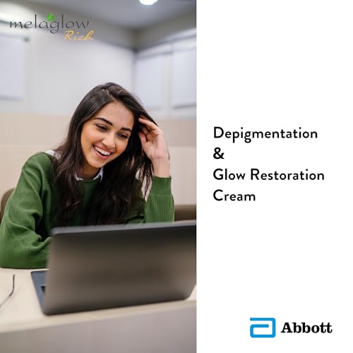 MELAGLOW Rich Depigmentation and Glow Restoration, skin brightening and Lightning Cream 20Gm, (Pack of 2)