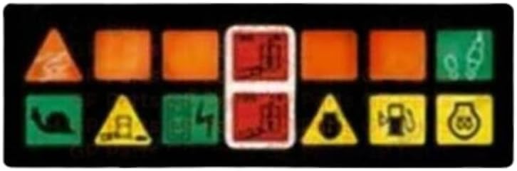 1702387 Decal Platform Light Panel Display for JLG 600S 660SJ 600A 600AJ