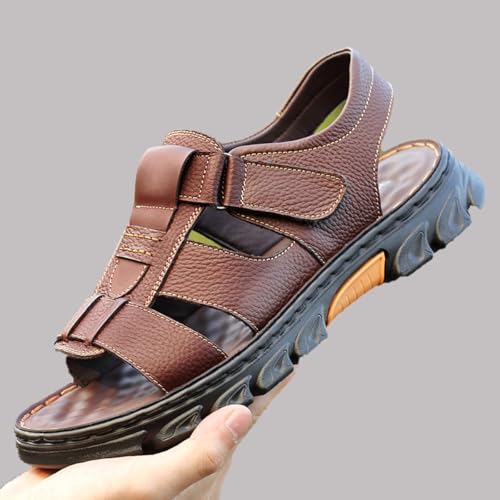 Men's Adjustable Trendy Sandals – Casual Outdoor Walking Shoes with Hook & Loop Fastener – Versatile & Comfy in Assorted Colors4