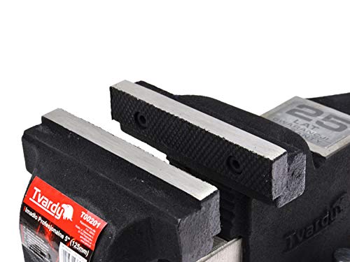 Profesjonalna wytrzymała ławka robocza imadło – stół warsztatowy obrotowy podstawa imadło – 120 mm (5″) – 12 kg