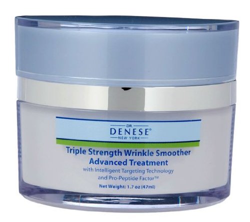 Dr. Denese Triple Strength Wrinkle Smoother Advanced Treatment with Intelligent Targeting Technology and Pro-Peptide Factor 1.7oz (47ml)