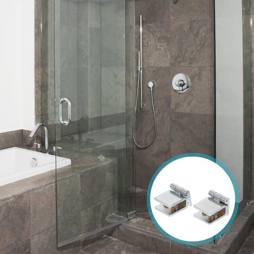 Scicalife Dobradiça de porta de armário, de metal, resistente, para armário de banheiro, sem moldura