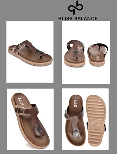 Image of Extra Super Soft Comfortable Cushion with Adjustable Strap Lightweight Sandal Waterproof Pain Relief Anti-Skid Sole Slipper OUTDoor INDoor Stylish Footwear for Women All-Day Comfort BB1105